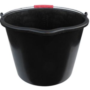Black Industrial Bucket 16 Ltr