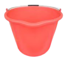 Red Heavy Duty Bucket 20 Ltr